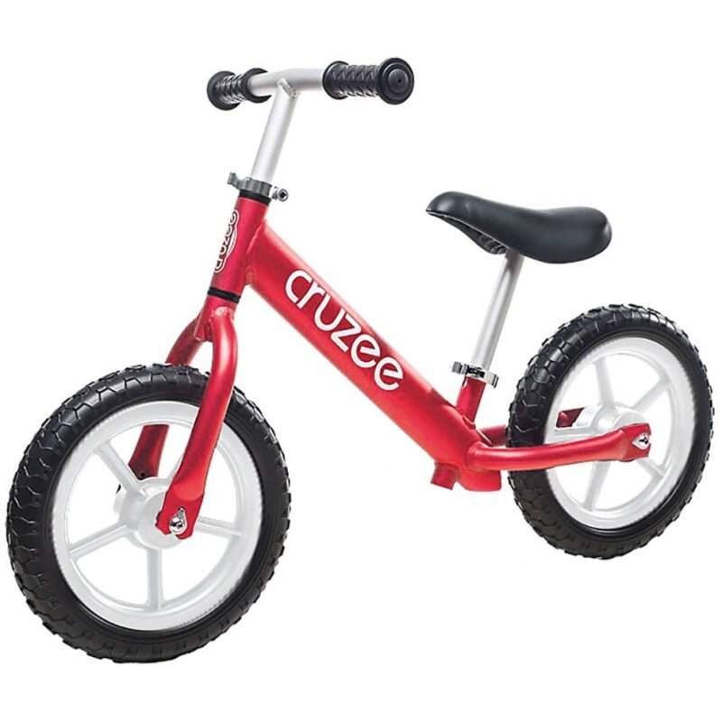 Cruzee Superlight Balance Bike Red 12 '' - Red Zeppelin